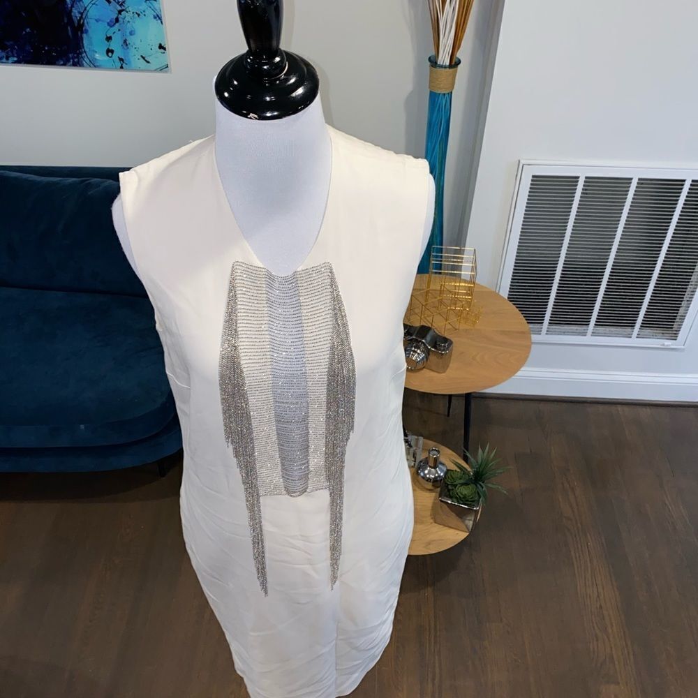 Stella McCartney Shift Dress w/Chain Inset - Picture 5 of 8